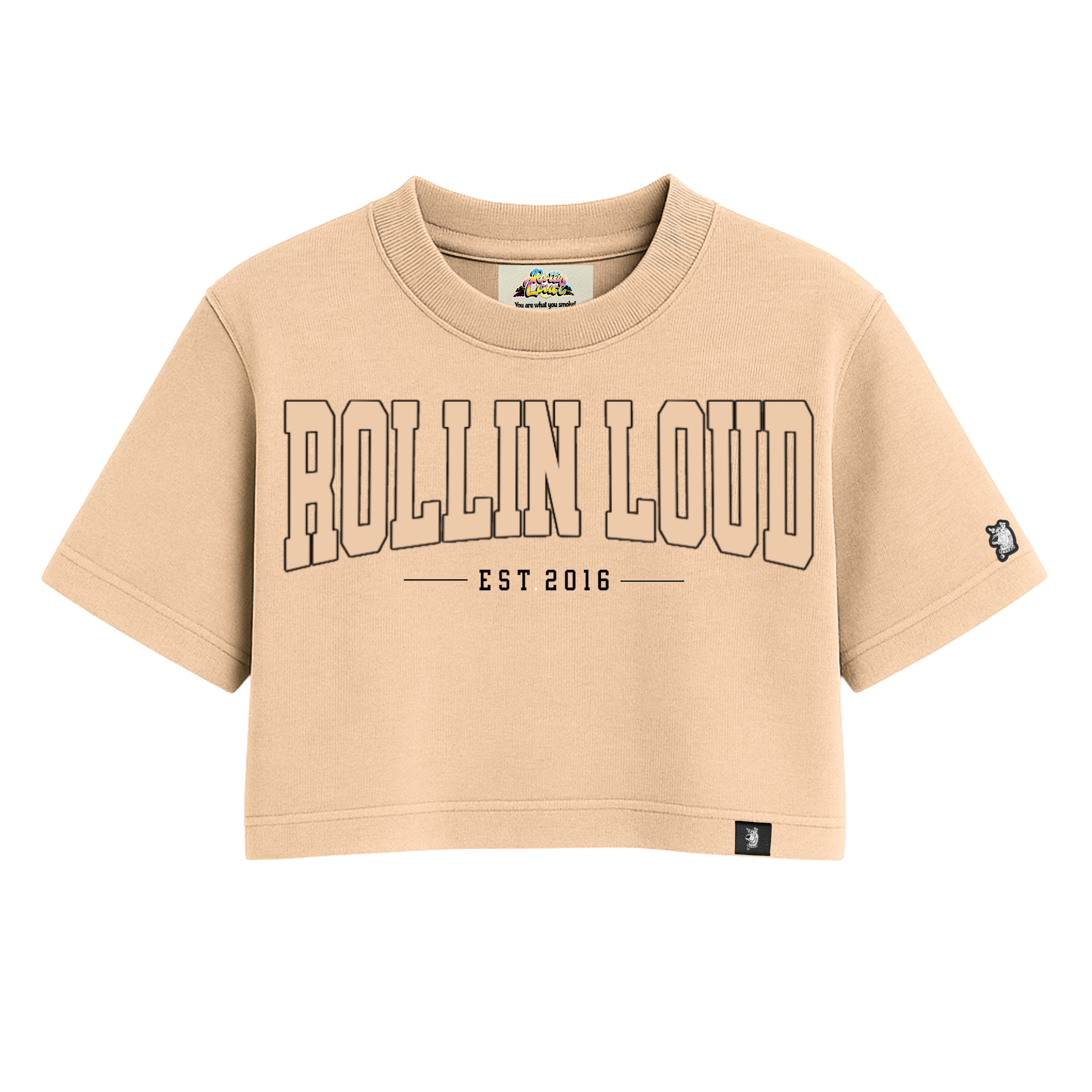 Est. Loud - Womens Crop Tee