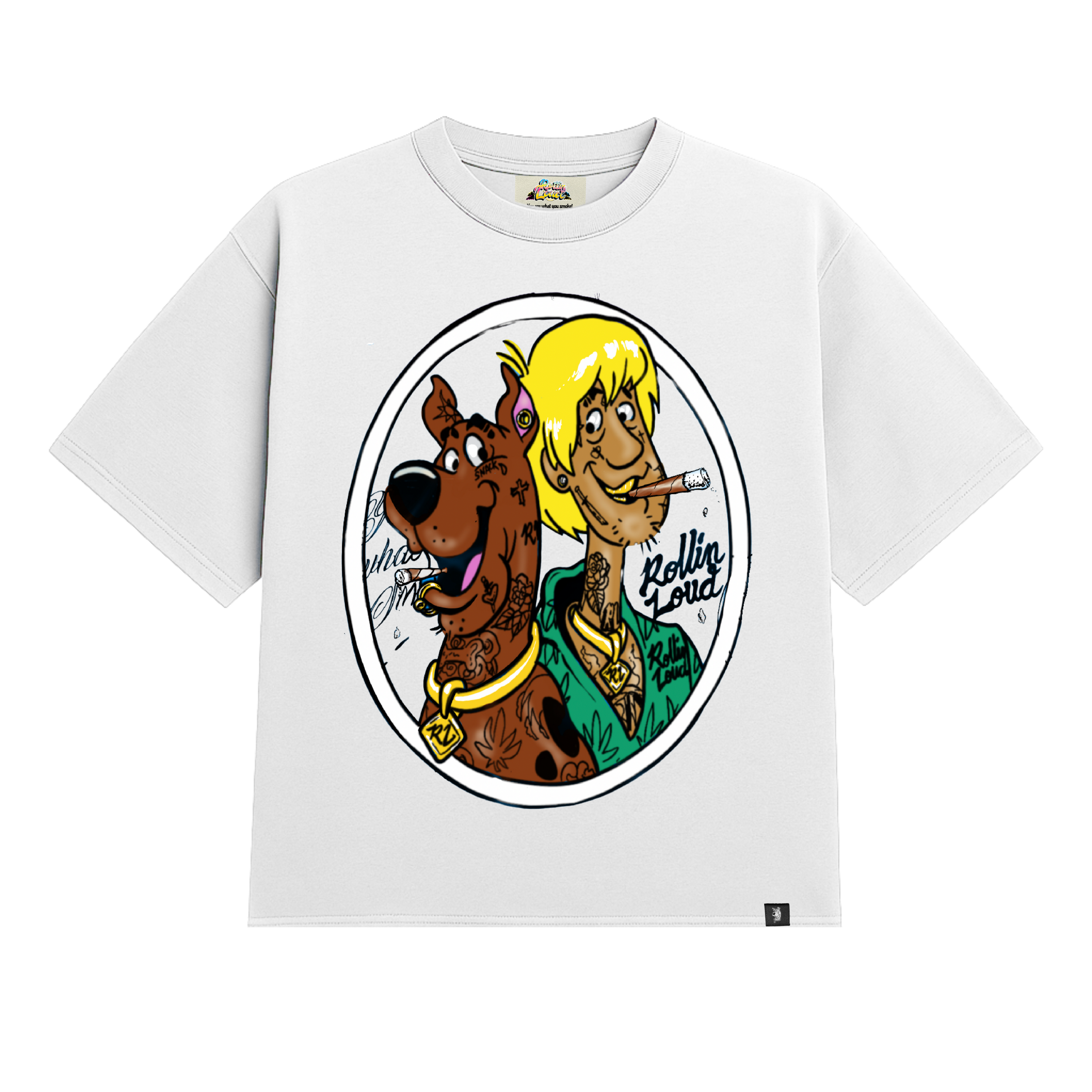 Scooby Badge - Heavy T-Shirt