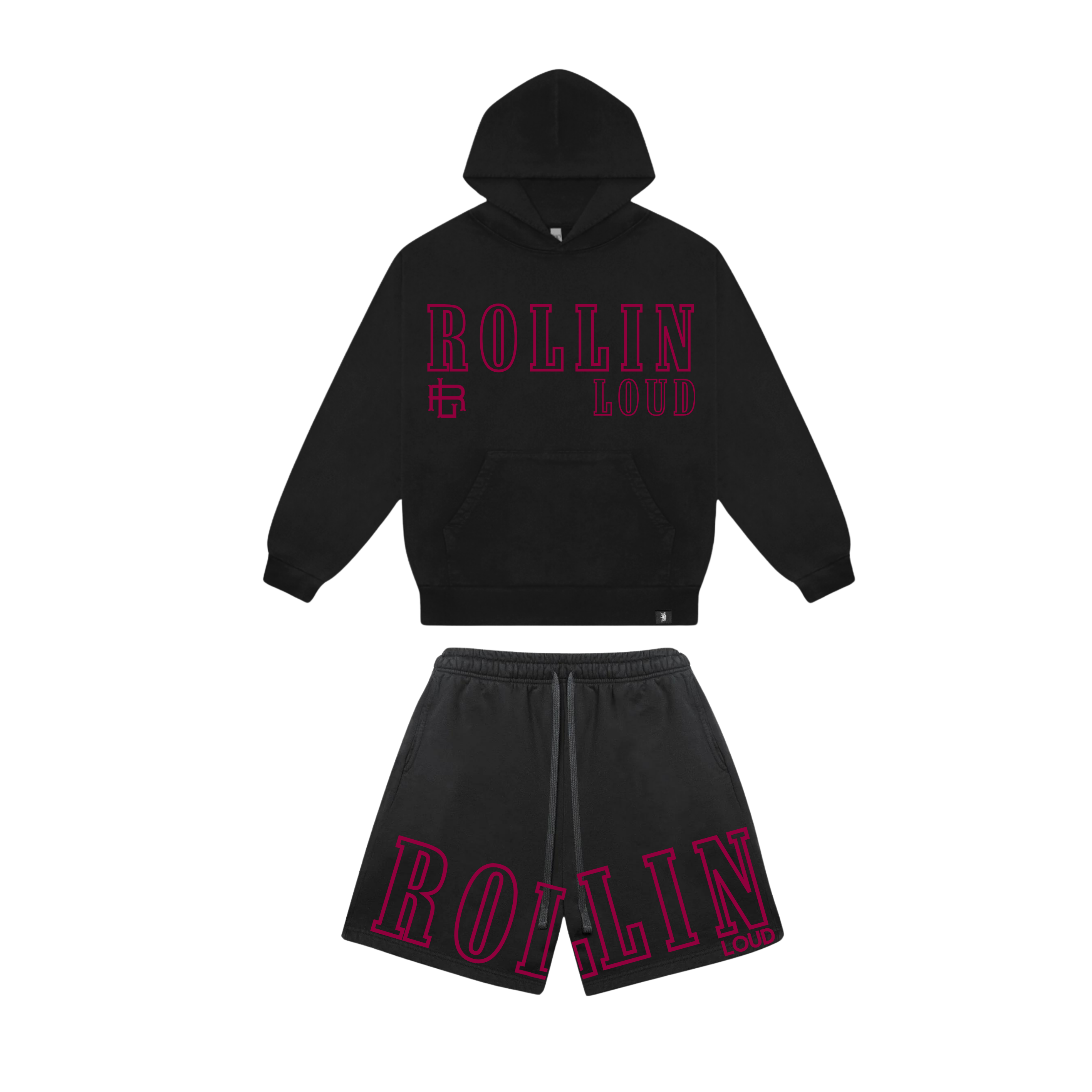 Essentials - Garment Dyed Hoodie Set