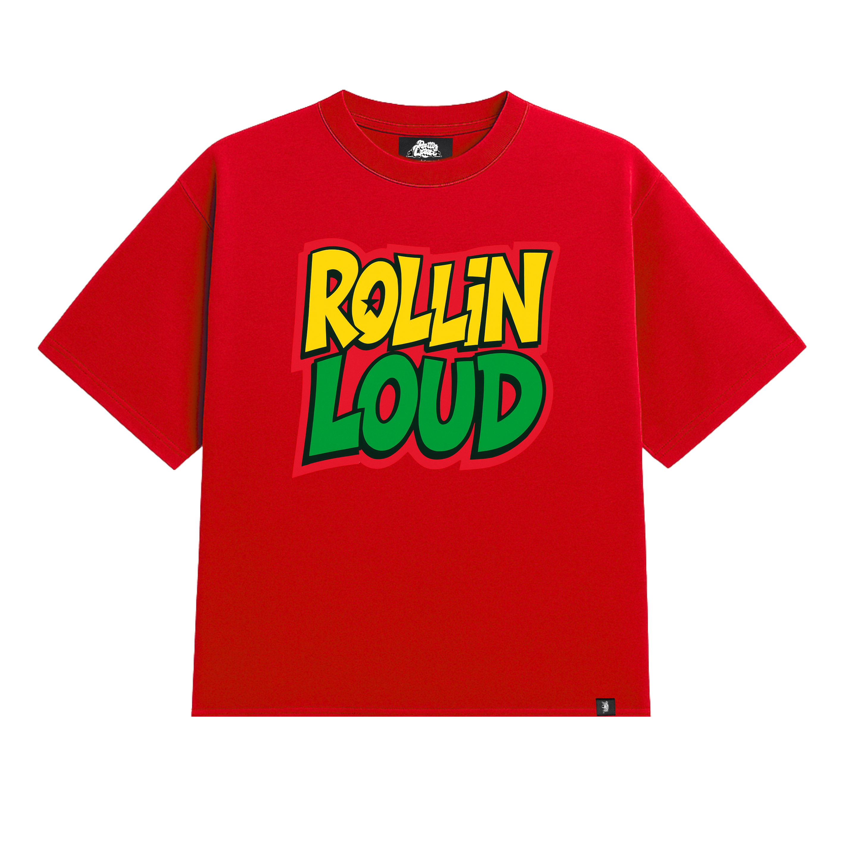 Loud RD/GRN - Heavy T-Shirt